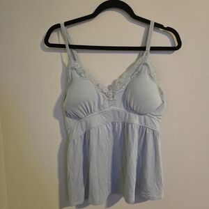 Knix Light Blue Lace Trim Chemise
